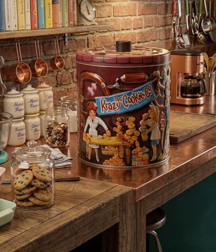 Ancienne boite biscuits en - boite,