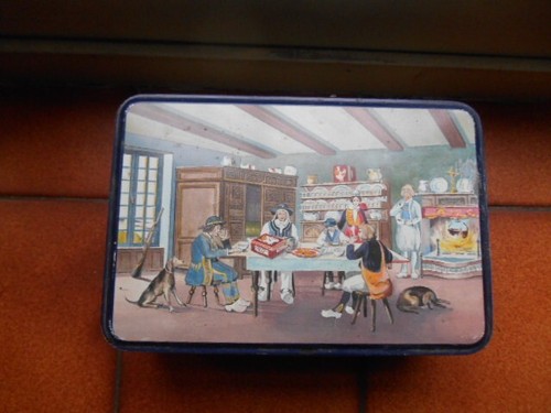 Ancienne boîte biscuits - boîte, en